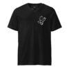 unisex-v-neck-tee-black-front-69de8ca155f88.jpg Remera manga corta Purete cuello pico