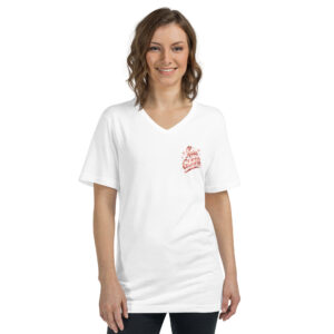Remera manga corta Kuña guapa kuña paraguaya cuello pico