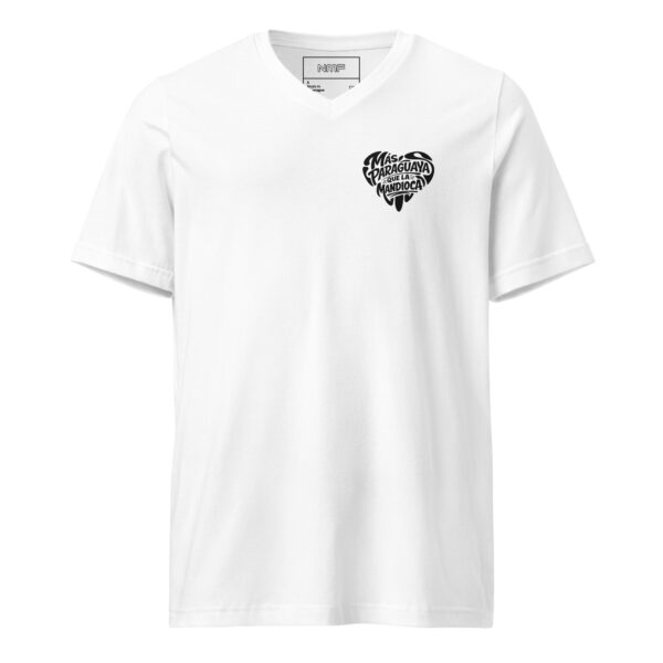 unisex-v-neck-tee-white-front-69e2ad13babb6.jpg Remera manga corta + mandio cuello pico