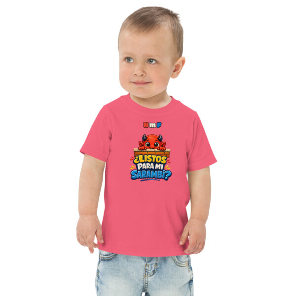 toddler-jersey-t-shirt-hot-pink-front-6a1b06381680b.jpg Remera básica niño Sarambí