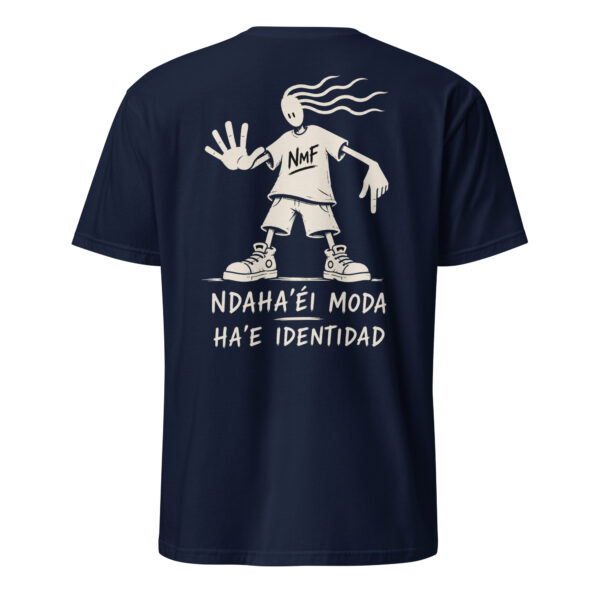 unisex-basic-softstyle-t-shirt-navy-back-69fa128f91a60.jpg Remera basica manga corta Ha'e identidad