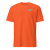 unisex-basic-softstyle-t-shirt-orange-front-69f4b0ecaadf4.jpg Remera basica manga corta Teju Jagua