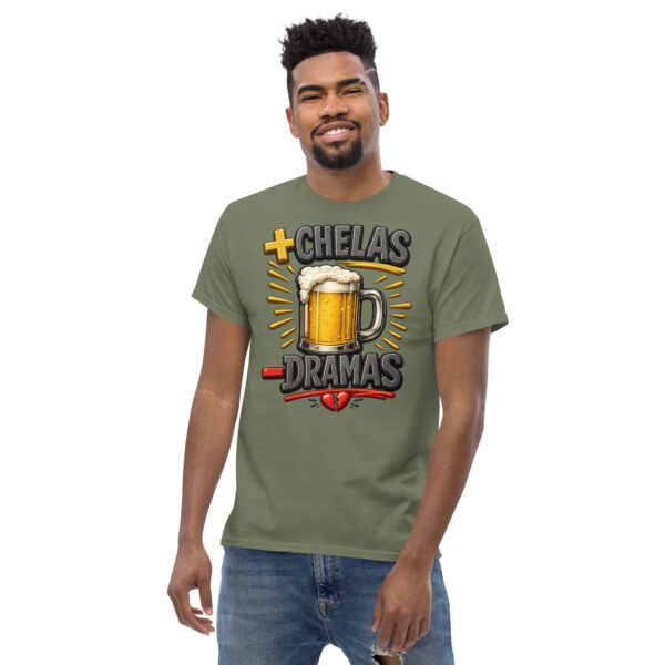 unisex-classic-tee-military-green-front-2-6a0895921017e.jpg Remera basica unisex + chelas