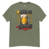 unisex-classic-tee-military-green-front-6a08ac77cb111 Remera basica unisex + chelas