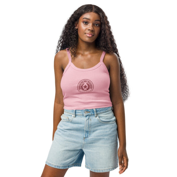 womens-micro-rib-tank-top-solid-pink-blend-front-6a089d5d788ce.jpg Remera tirantes canalé escudo de armas bordado