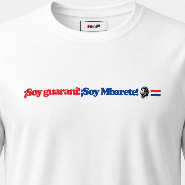 Remera paraguaya Soy Guaraní, Soy Mbarete