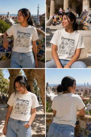 mockupclasicos Remera básica manga corta unisex Clásicos Py