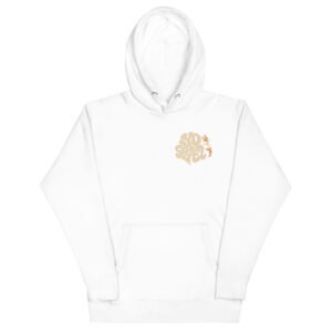 unisex-premium-pullover-hoodie-white-front-6a88cfc3441c3.jpg Sudadera paraguaya con capucha Yacaré blanca
