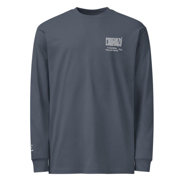 mens-heavyweight-long-sleeve-t-shirt-harbor-blue-front-6aac0d1b056f2.jpg Camiseta manga larga Paraguay Caaguazú 1845 | Historia del Paraguay