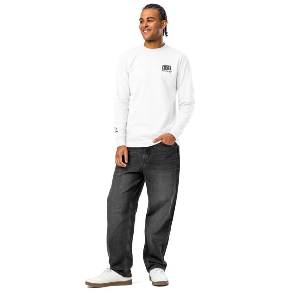 mens-heavyweight-long-sleeve-t-shirt-white-front-6aaab17d85735.jpg Camiseta manga larga Paraguay Ciudad del Este 1957 | Historia del Paraguay
